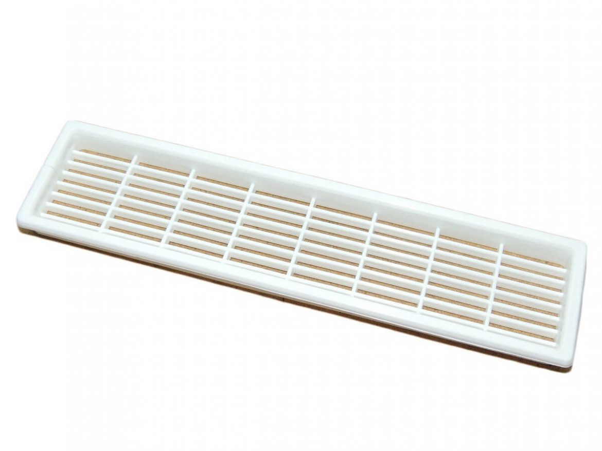 AIR VENT COVER PLASTIC GRILLE 170x40mm White
