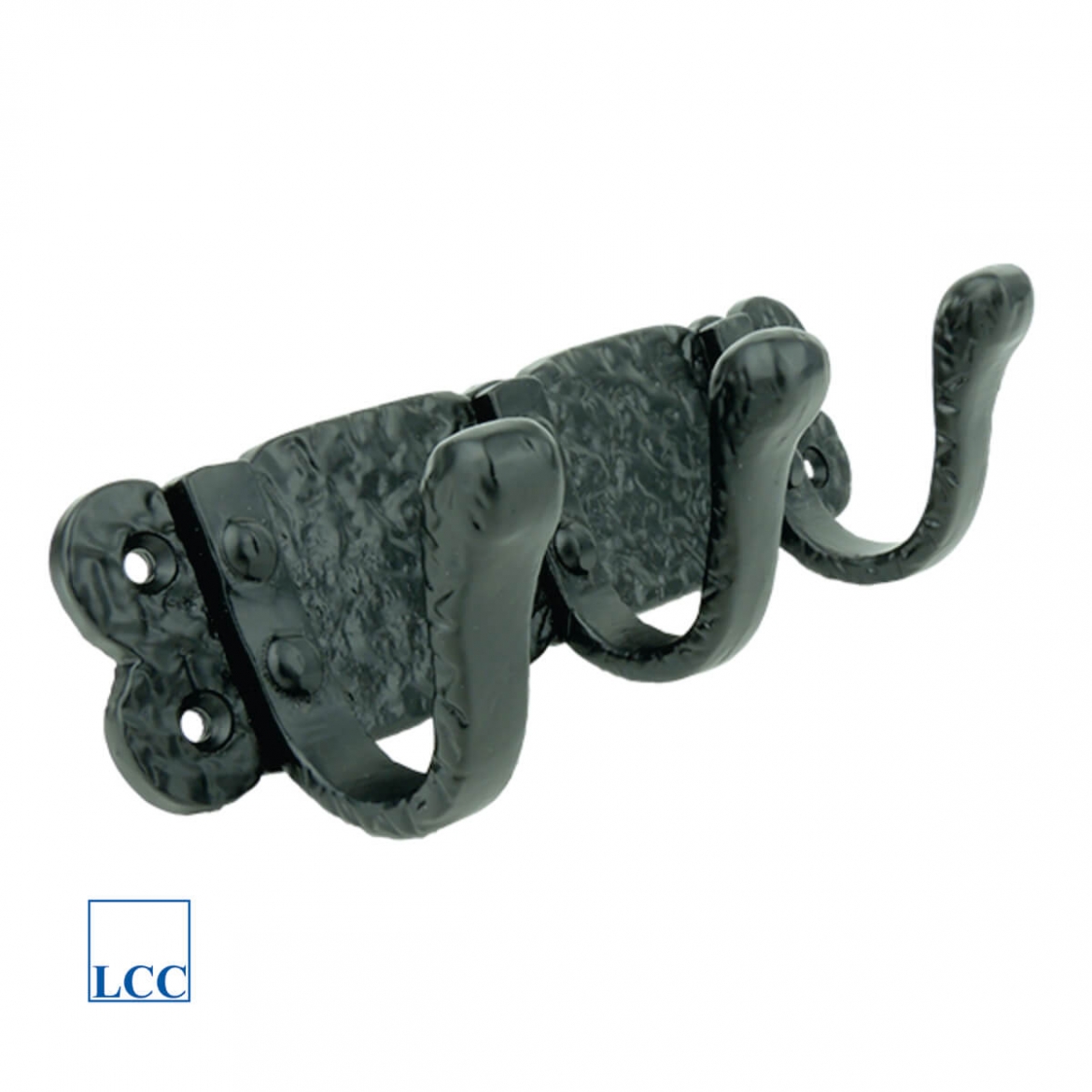 WALL HOOKS BLACK FORGED LOOK BDH-010.3 TRIPLE