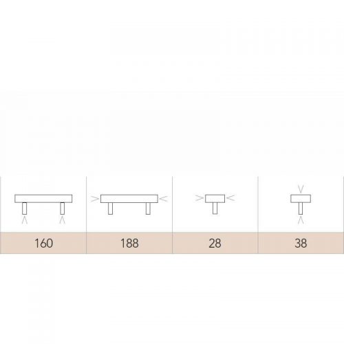 TOWER SQUARE FURNITURE HANDLES