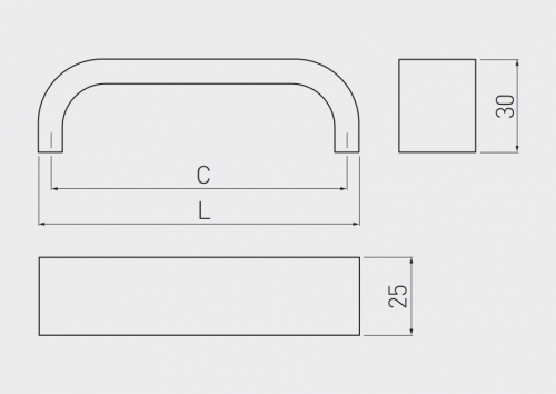 FURNITURE HANDLES PONTE