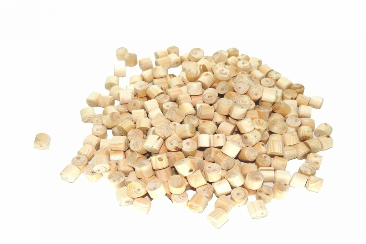 MADERA NUDOS REDONDOS ABETO ⵁ10mm