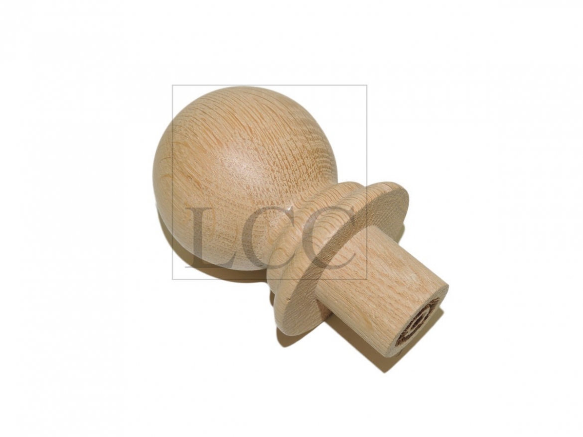 BOLA DE MADERA ROBLE 65mm