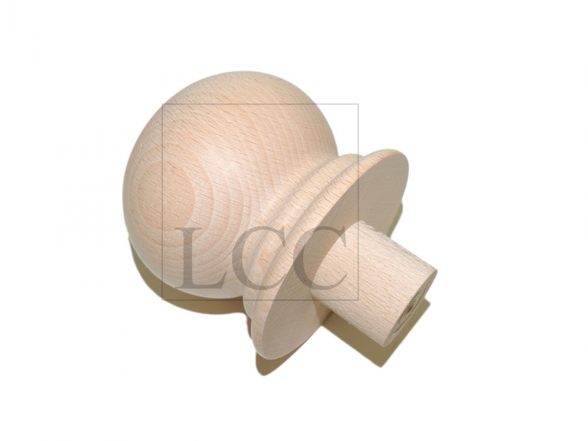 BOLA DE MADERA HAYA 83mm