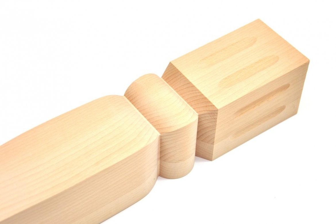PATAS DE MESA DE MADERA ND-EKL NR.9 Haya 730mm