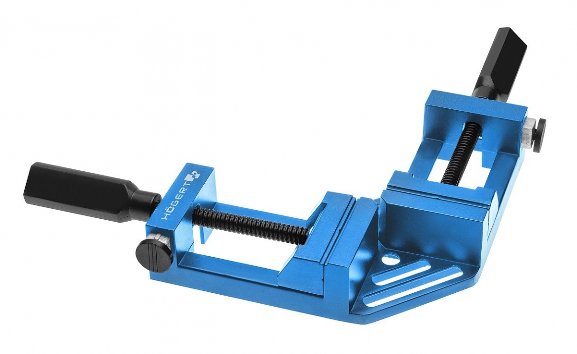 MORSETTO ANGOLARE PER LEGNO HÖGERT 75mm ALU
