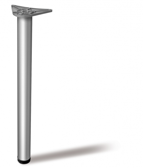 PIEDS DE BUREAU MÉTAL INNO Ø60 710MM