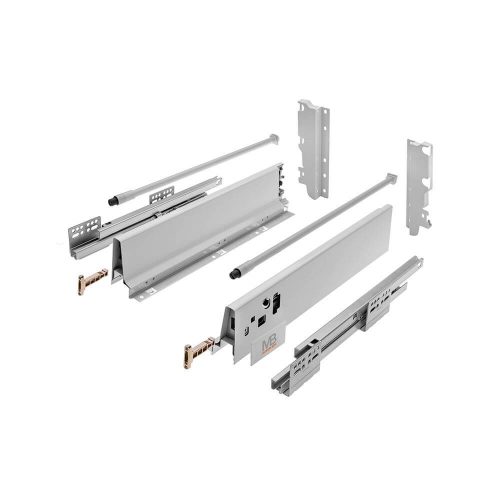DRAWER RUNNERS SOFT CLOSE MODERN BOX H = 199mm