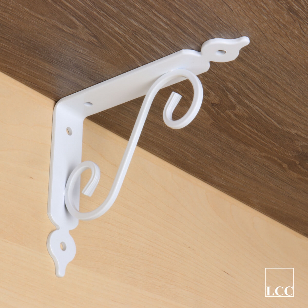 SHELF BRACKET RUSTIC TOSCANA WHITE 14cm