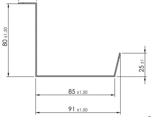 CABLE TRAY FOR UNDER DESK SUN-1100