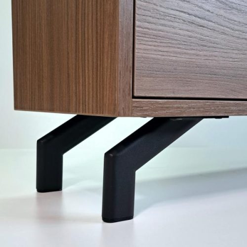 PIEDI PER MOBILI METALLO MATO 120mm