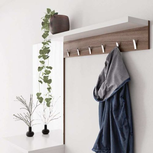 WALL HOOKS FOR COATS OVERHANG