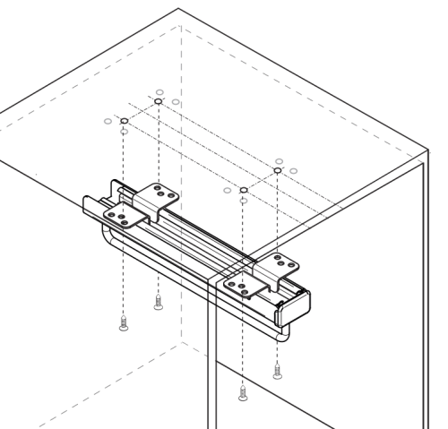 PULL OUT HANGING ROD FOR CLOTHES HANGERS Marlin Antracite