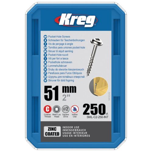 Taschenschrauben KREG 51mm Grobgewinde