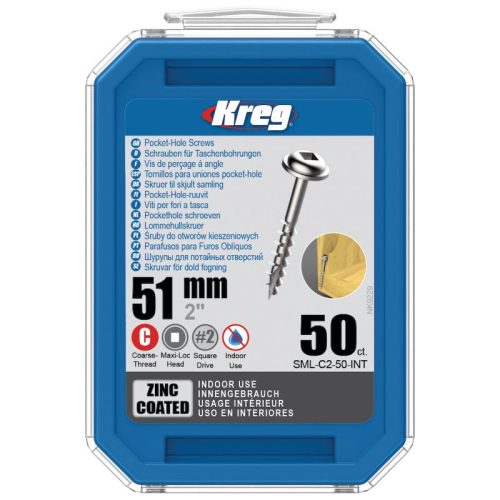 Taschenschrauben KREG 51mm Grobgewinde