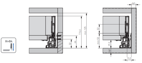 GUIDE PER CASSETTI AXIS PRO GLASS BLACK