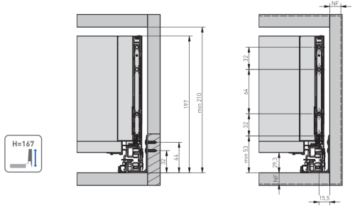 GUIDE PER CASSETTI AXIS PRO GLASS BLACK