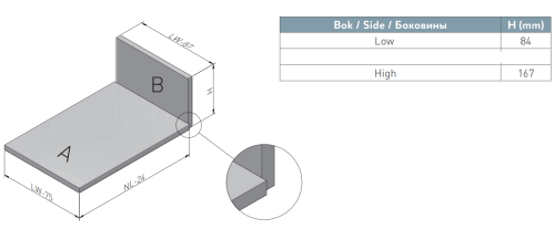 GUIDE PER CASSETTI AXIS PRO GLASS BLACK