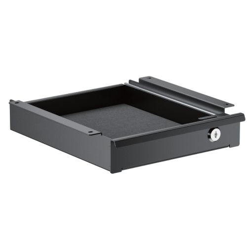 Boîte de rangement pour tiroir de bureau avec serrure
