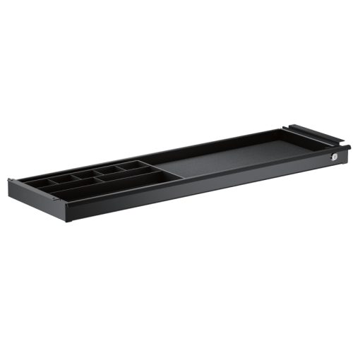 Boîte de rangement pour tiroir de bureau avec serrure