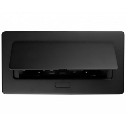 PRISE ÉLECTRIQUE POP-UP Docker Schuko USB-A USB-C HDMI et UTP