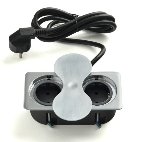 POP-UP POWER OUTLET Eight Square 2x Schuko